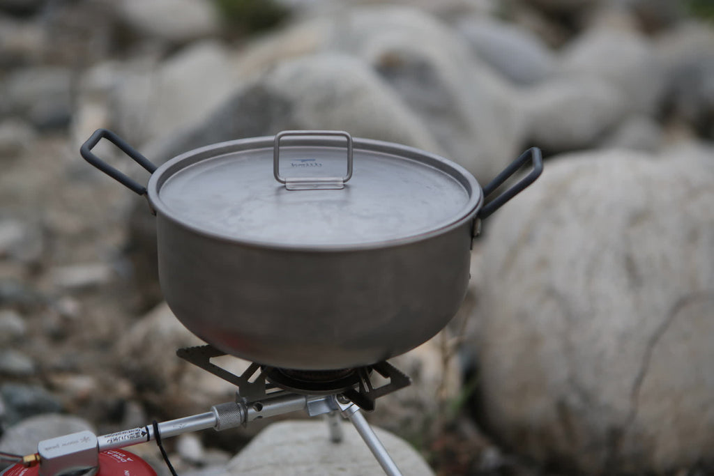 Casseroles de Camping en Titane-1