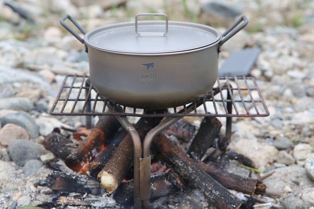 Casseroles de Camping en Titane-2