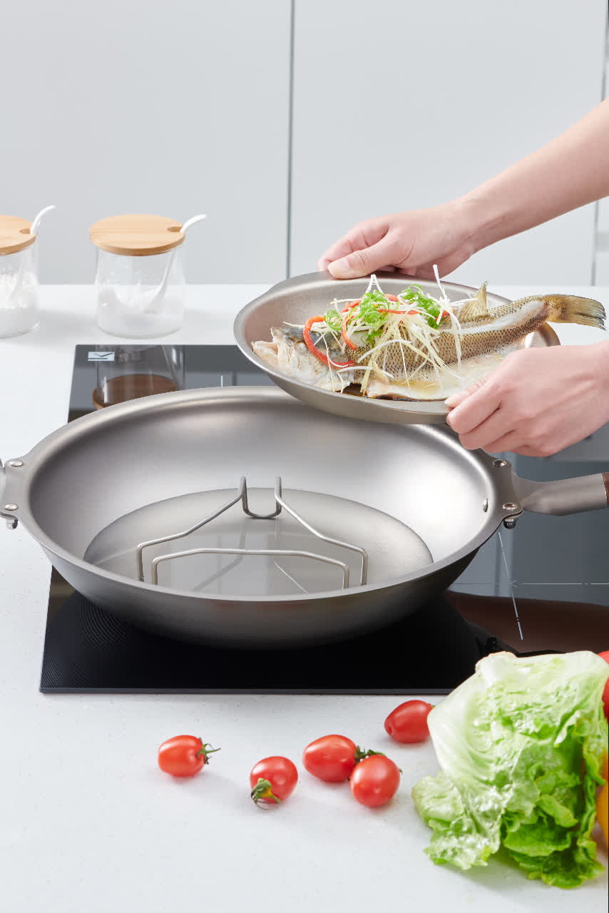 Supports de Cuisson Vapeur en Titane-1