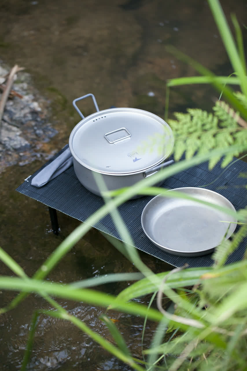 Casseroles de Camping en Titane-3