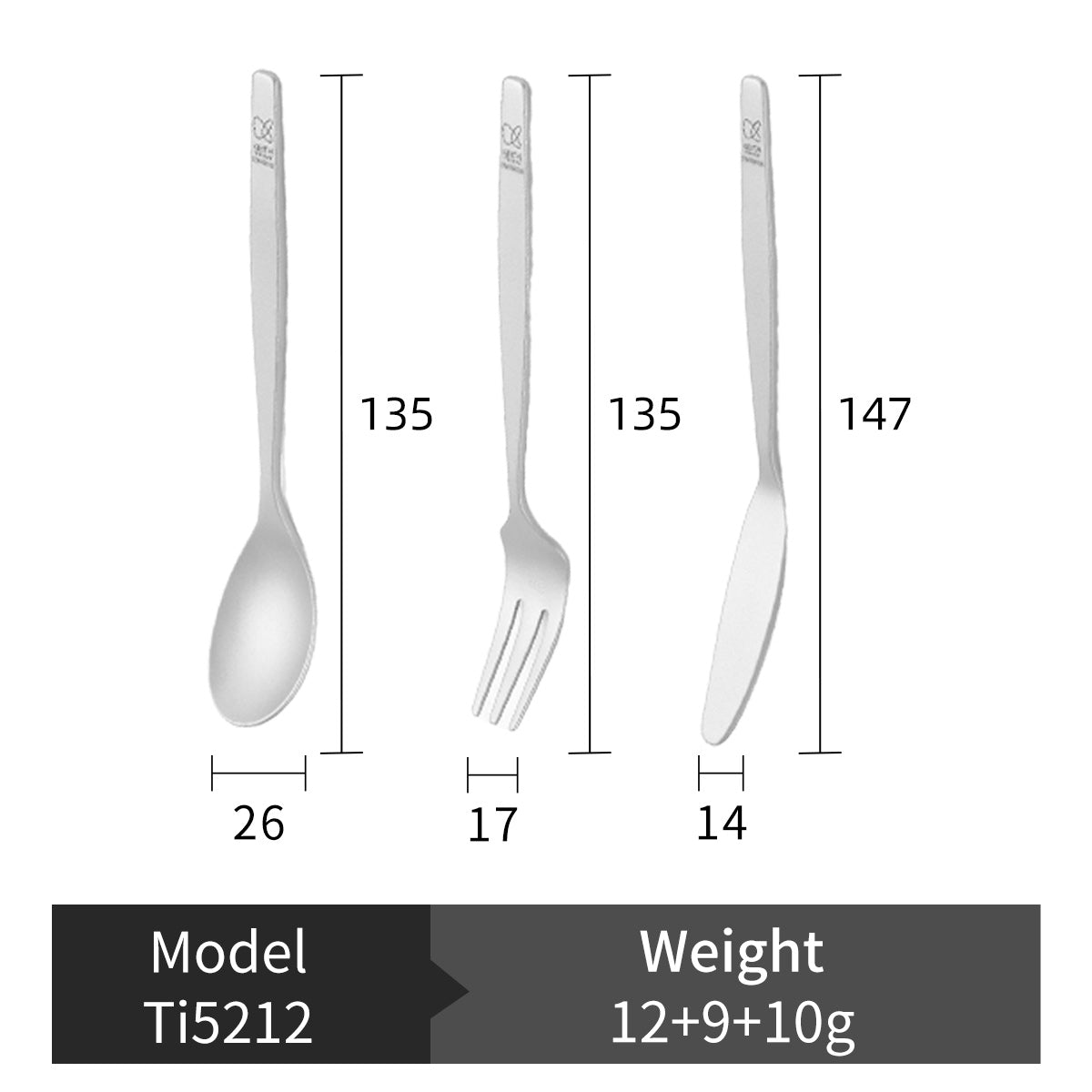 Couverts de Table en Titane-6