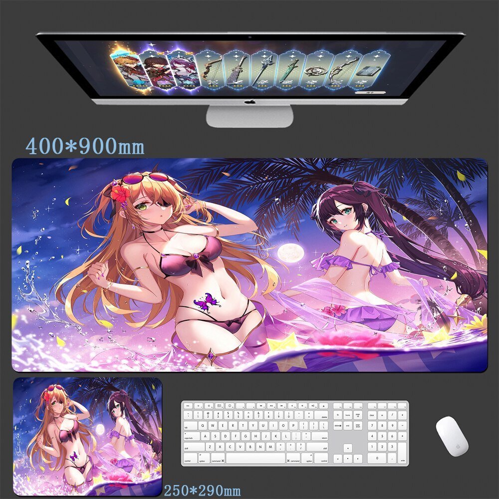 Anime Ecchi Special Style Keyboard Mat-1
